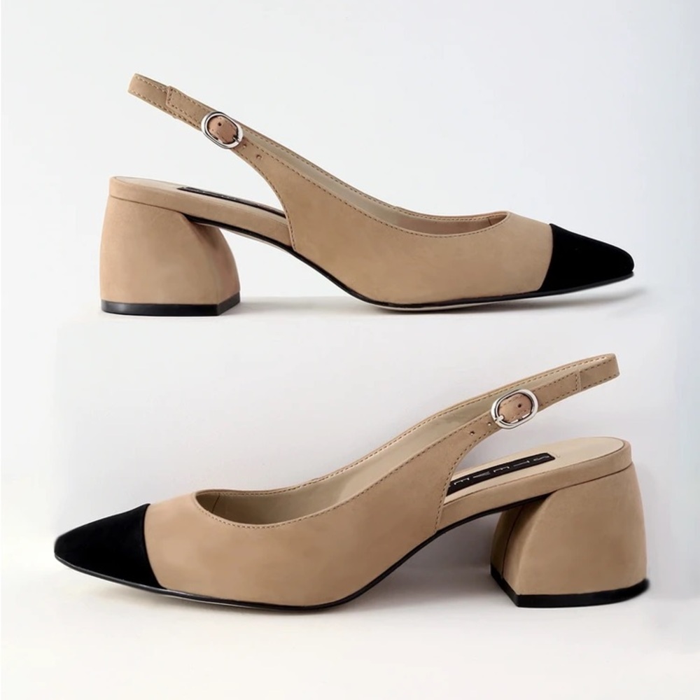 Cap Toe Slingback Pumps - Steve By Steve Madden